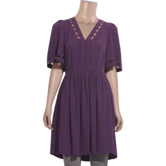 3.1 PHILLIP LIM Silk-Crepe Cutout Dress - Picture 1 of 9